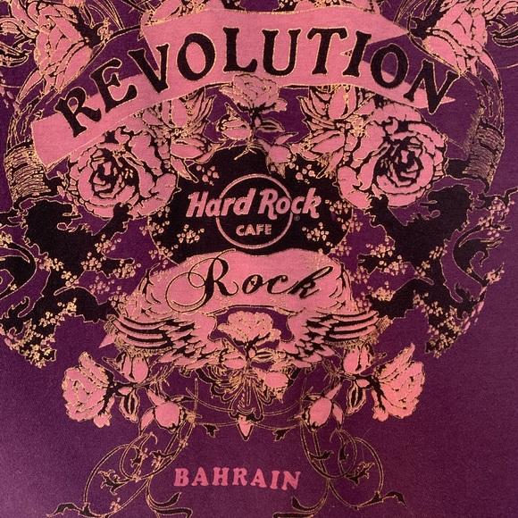 Hard Rock Cafe Short Revolution Rock Bahrain Sz L - Picture 8 of 10